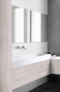 Встраиваемый смеситель для раковины Kludi Balance белый/хром 522469175